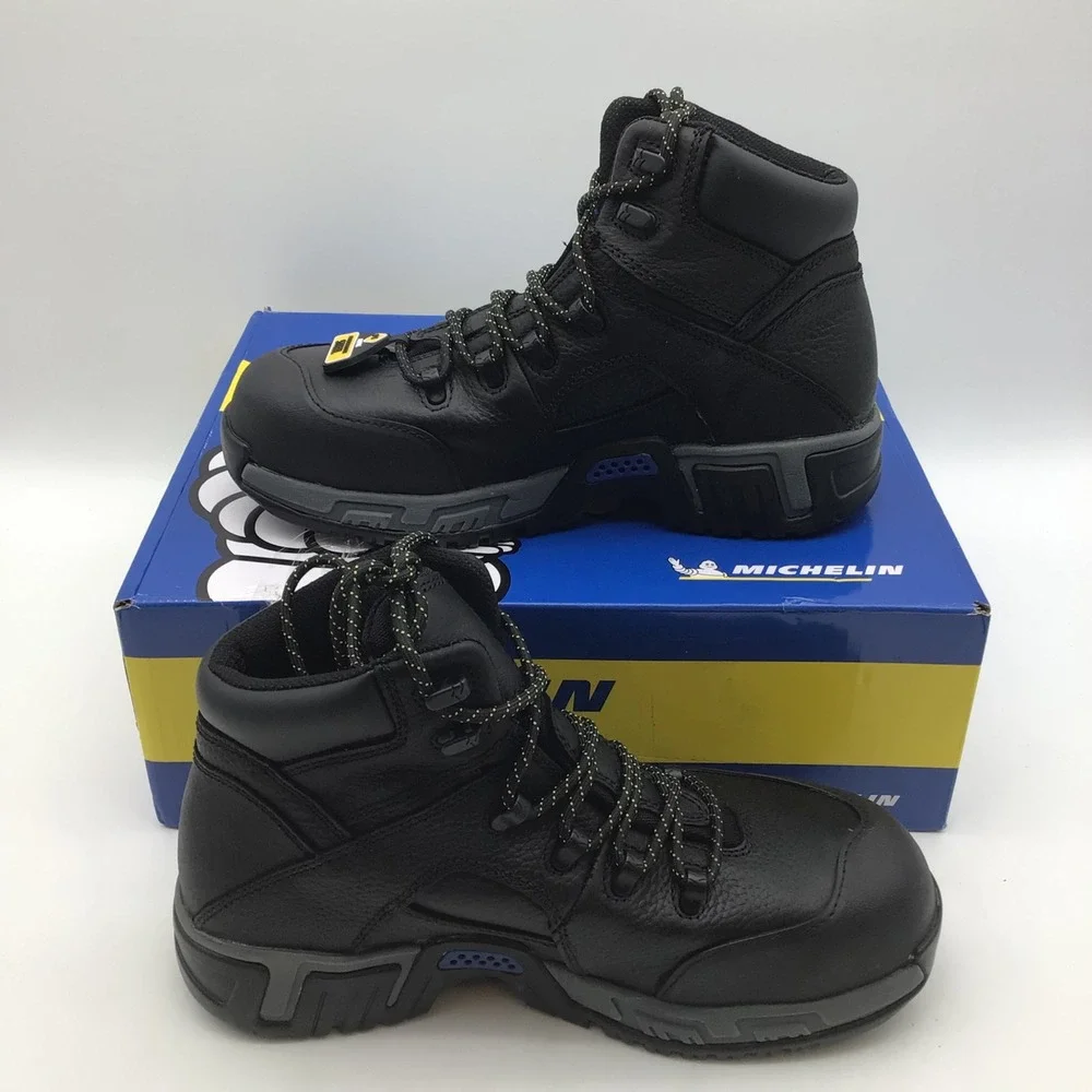 Michelin HydroEdge XHY866 Mens Steel‎ Toe Waterproof Work Boots Size 8.5 M NEW